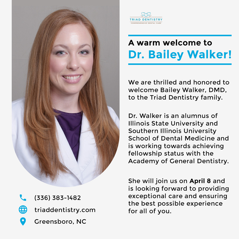 A Warm Welcome to Dr. Bailey Walker!!